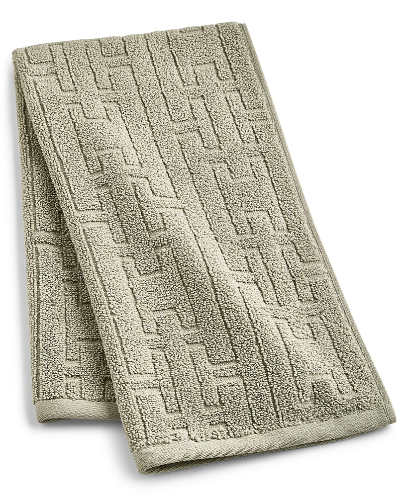 Hotel Collection Sculpted Chain-Link Hand Towel, 16" x 30", Exclusively at Macy's