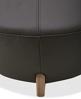 Nierling Leather Ottoman, Exclusively at Macy's