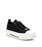Women's Urban Style Canvas Platform Sneakers Refresh By Xti