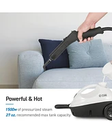 Commercial Care Steam Cleaner, 1500W Multipurpose Steamer with Accessory Kit, Steamer for Clothes and Floor Steamer, Portable Steamer for Car Seat, Ca