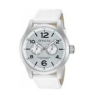 Invicta Men's 12170 Specialty Quartz 3 Hand Silver Dial Watch