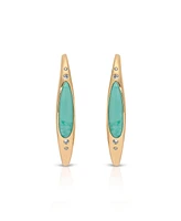 Ettika Turquoise Solstice Hoops