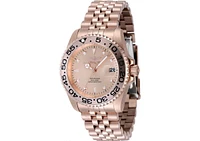 Invicta Women's 48386 Pro Diver Quartz 3 Hand Rose Gold Dial Watch