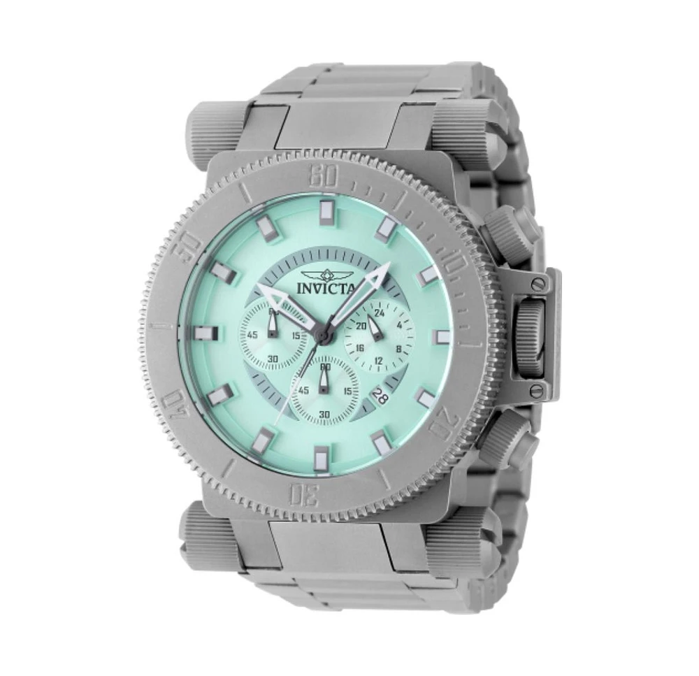 Invicta Men's 48220 Coalition Forces Quartz Chronograph Turquoise Dial Watch