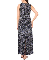 Vince Camuto Women's Ditsy-Print Sleeveless Maxi Dress