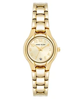 Anne Klein Women's Quartz Petite Easy to Read Gold-Tone Metall Alloy Watch, 24mm