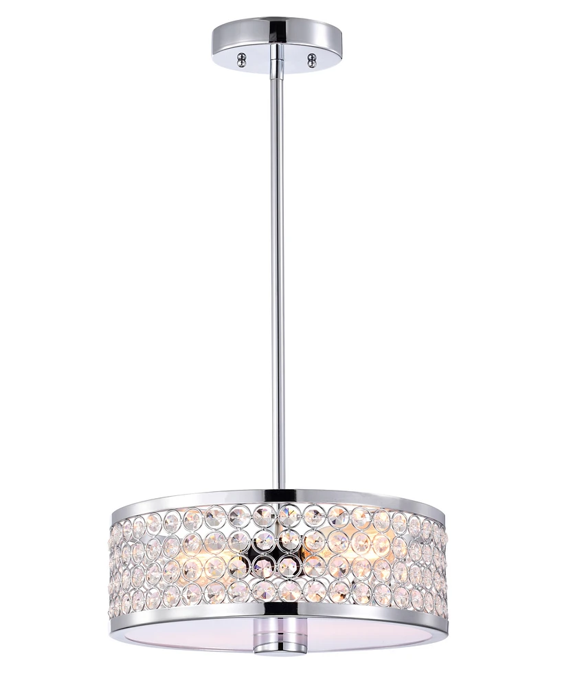 Home Accessories 12" Eudocia 2-Light Indoor Chandelier