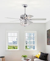 Home Accessories 52" Callen 3-Light Indoor Ceiling Fan Chandelier