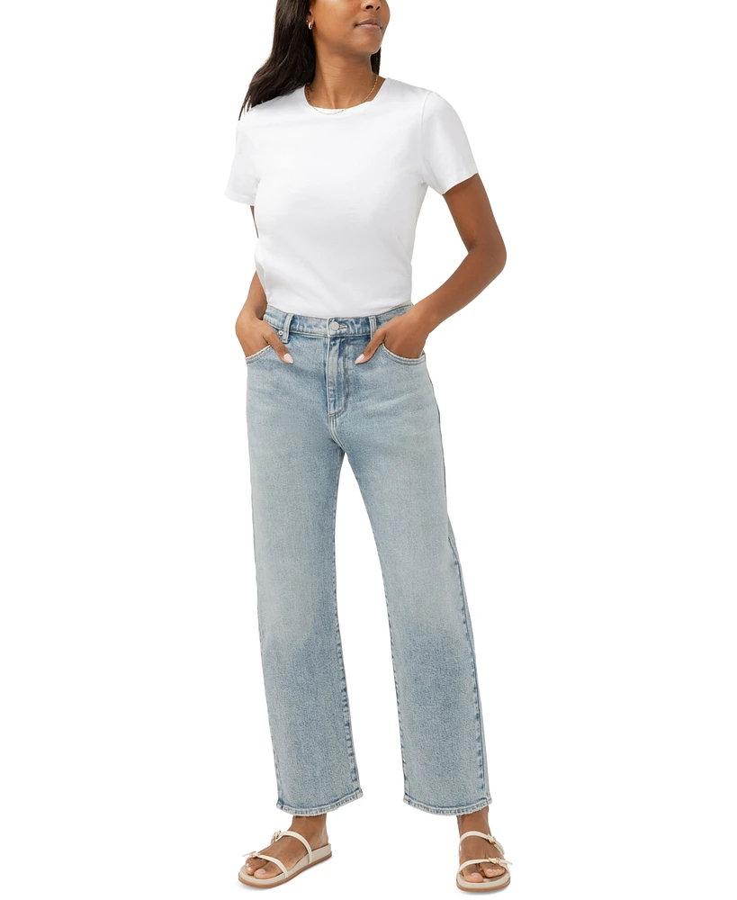 Silver Jeans Co. 90s Mid Rise Relaxed Straight Leg