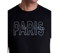 Karl Lagerfeld Paris Men's Short Sleeve Logo Crewneck T-Shirt