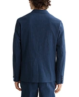 Scotch & Soda Men's Relaxed Fit Unconstructed Seersucker Blazer