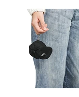 Ghostface Logo Black Mini Wool Hat Keychain With Storage Pocket