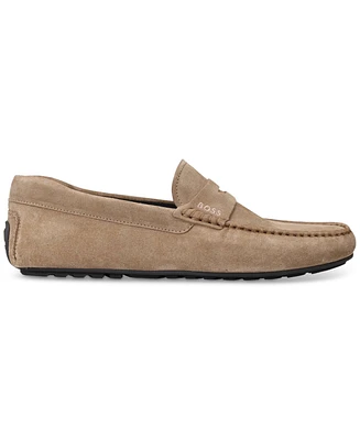 Boss by Hugo Men's Noel Suede Penny Loafer