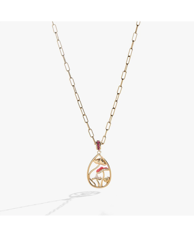 Mushroom Pendant Necklace