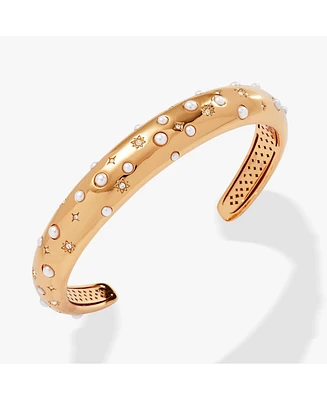 Pearl Basics Accents Cuff Bracelet