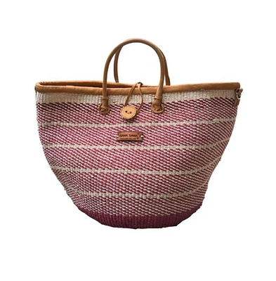 Bold Journey Handmade Sisal Market Tote Basket Bag
