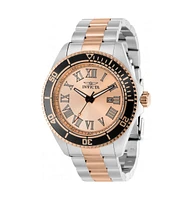 Invicta Men's 15001 Pro Diver Quartz 3 Hand Rose Gold Dial Watch