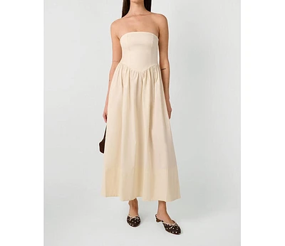 WeWoreWhat Women's Corset Maxi Dress