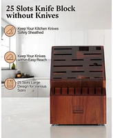 Cooks Standard Acacia wood 25 Slot X-Large Universal Countertop Butcher Block
