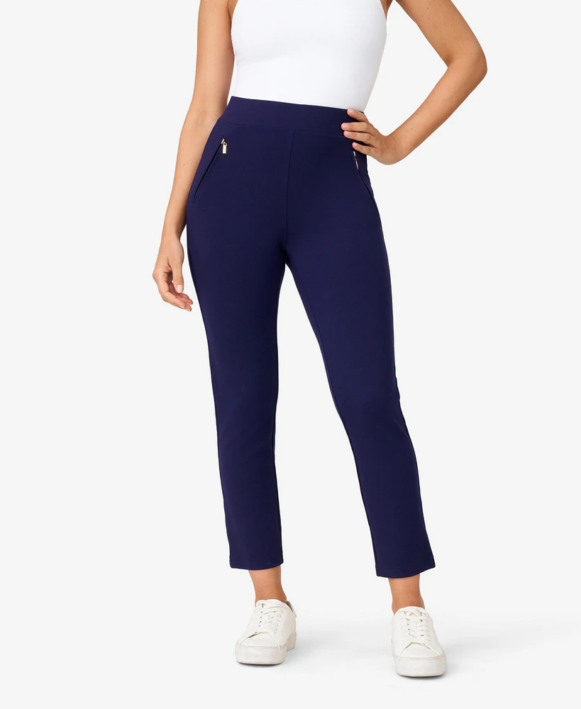 Cable & Gauge Women's Stretch Knit Crop Pant