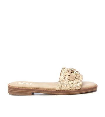 Women's Raffia Slide Sandals By Xti