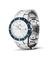 Daniel Wellington Men's Analog Silver Tone Stainless-Steel Watch