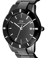 Daniel Wellington Men's Analog Black Stainless-Steel Watch, 40mm