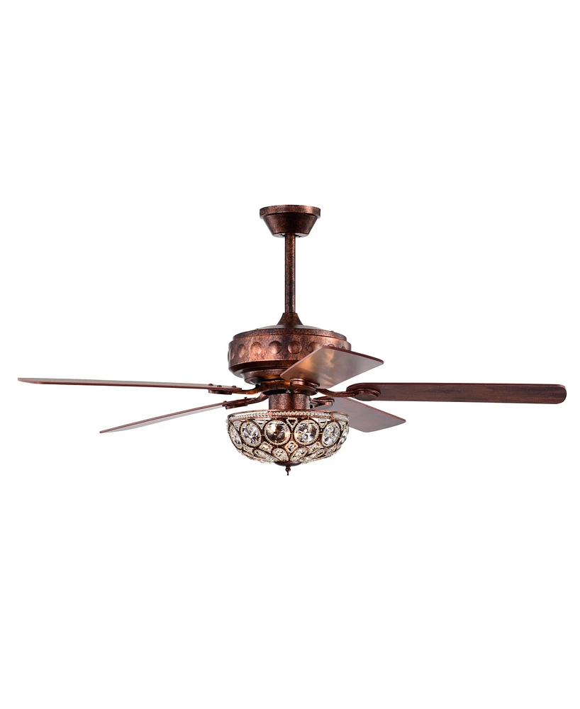 Home Accessories 52" Jasiah 3-Light Indoor Ceiling Fan Chandelier