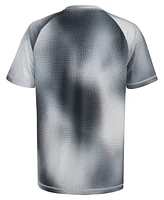 adidas Big Boys Short Sleeve Poly Motion Gradient T-Shirt
