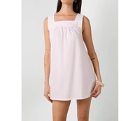 WeWoreWhat Women's Square Neck Babydoll Mini Dress
