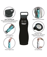 Curve Stainless Steel Bottle: 21oz
