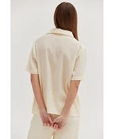 Crescent Women's Ember Sheer Button Up Shirt