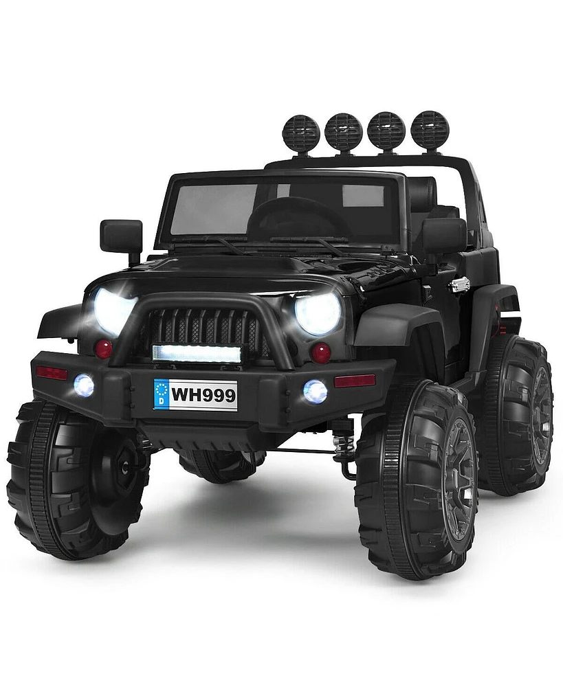 12V Kids Ride On Truck with Remote Control and Double Magnetic Door