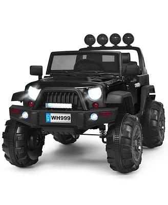 12V Kids Ride On Truck with Remote Control and Double Magnetic Door
