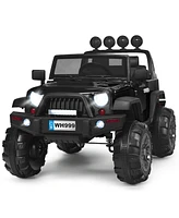 12V Kids Ride On Truck with Remote Control and Double Magnetic Door