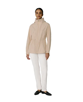 Soia & Kyo Women's Raven Straight-Fit Utility Jacket With Hood