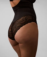 Calvin Klein Women's Lace-Trim Shapewear Bodysuit QF8002