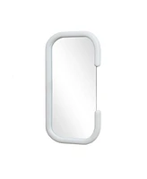 LuxenHome White C-Frame Accent and Vanity Wall Mirror
