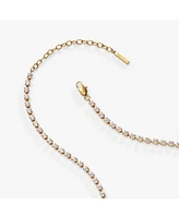 Crystal Tennis Chain Adjustable Necklace