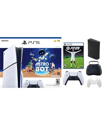 PS5 - Playstation 5 Disc Astrobot Bundle With Accessories, Extra Controller, & Fc 25 Game