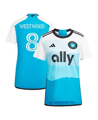 Adidas Women's Ashley Westwood Blue Charlotte Fc 2024 The Carolina Kit: Explore Replica Player Jersey