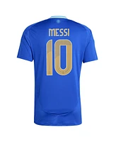 Adidas Men's Lionel Messi Blue Argentina National Team 2024 Away Replica Player Jersey