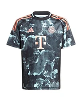 Adidas Big Boys and Girls Harry Kane Black Bayern Munich 2024/25 Away Replica Player Jersey