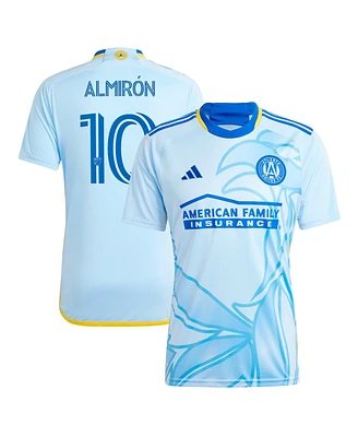 Adidas Men's Miguel Almiron Light Blue Atlanta United Fc 2024 The Resurgens Kit Replica Player Jersey