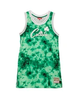 Mitchell & Ness Women's Green Boston Celtics Hardwood Classics Galaxy Jersey Tank Top Dress