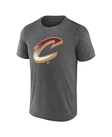 Fanatics Men's Heather Charcoal Cleveland Cavaliers Iconic Overtime T-Shirt