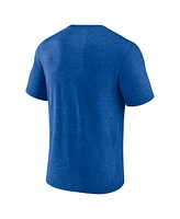 Fanatics Men's Heather Royal Florida Gators Weighted Circle Stack T-Shirt