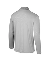 Colosseum Men's Gray Michigan State Spartans Tuck Quarter-Zip Top