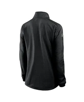 Fanatics Women's Black Carolina Hurricanes Authentic Pro Rink Lightweight Quarter-Zip Pullover Sweatshirt
