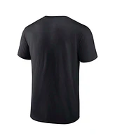 Fanatics Men's Black Detroit Pistons Quick Strides T-Shirt